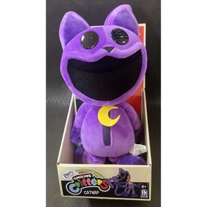 Poppy Playtime Smiling Critters CATNAP Purple Cat Plush  Brand New